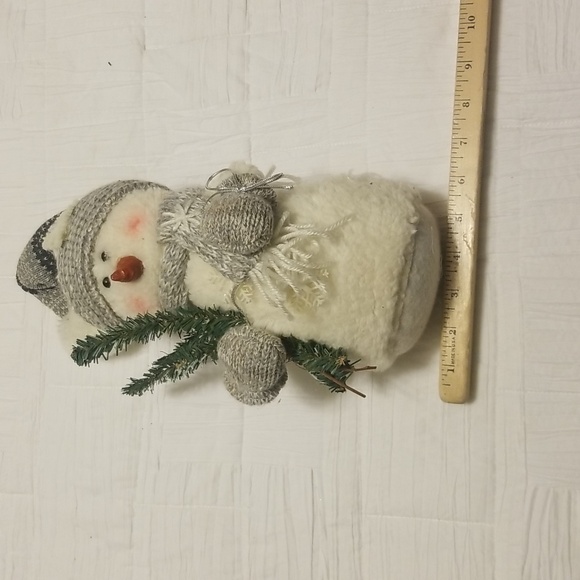 Snowman 13" Christmas gray/white - Picture 4 of 4
